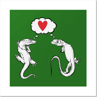 Lizard Lovers Posters and Art